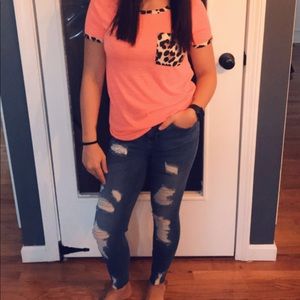 Distressed Skinny Jeans